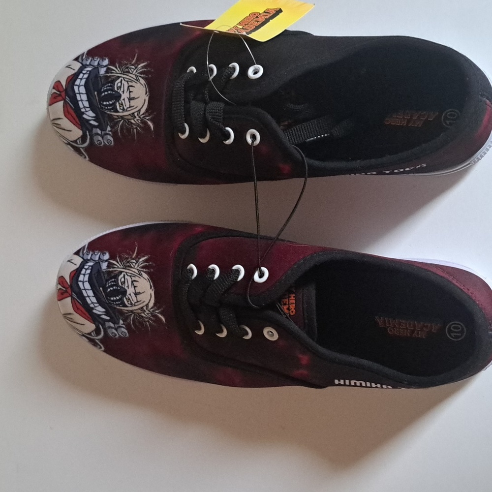 NWT My Hero Acadamia Shoes size 10 Himiko Toga Lace Up - Picture 3 of 6